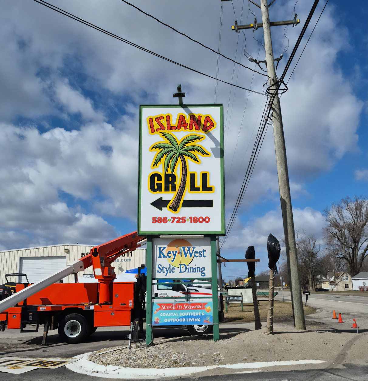 Island Grill Island Grill Face Change in Ira Township